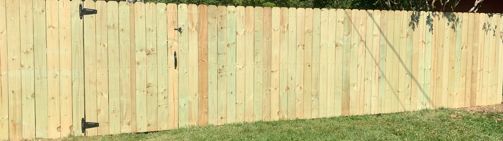 beautiful wooden fence hendersonville nc